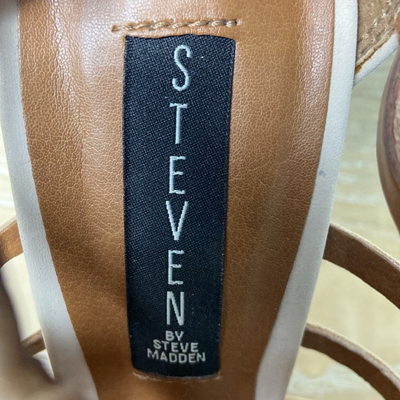 Steven by Steve Madden Tana Nude Wedding Bridesmaids Summer 3 1/2 Inch Heel - Picture 6 of 6